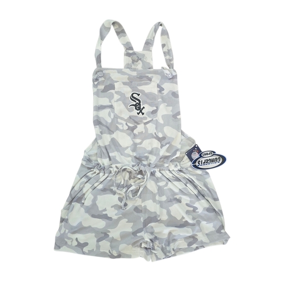 Sports concepts Pants - NWT Chicago White Sox Concepts Sport Women's Camo Romper Overalls Gray Large